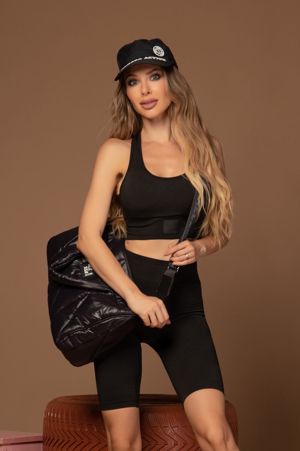 Perfect Shape Top Crop Fără Cusături - Black - Imagine 14