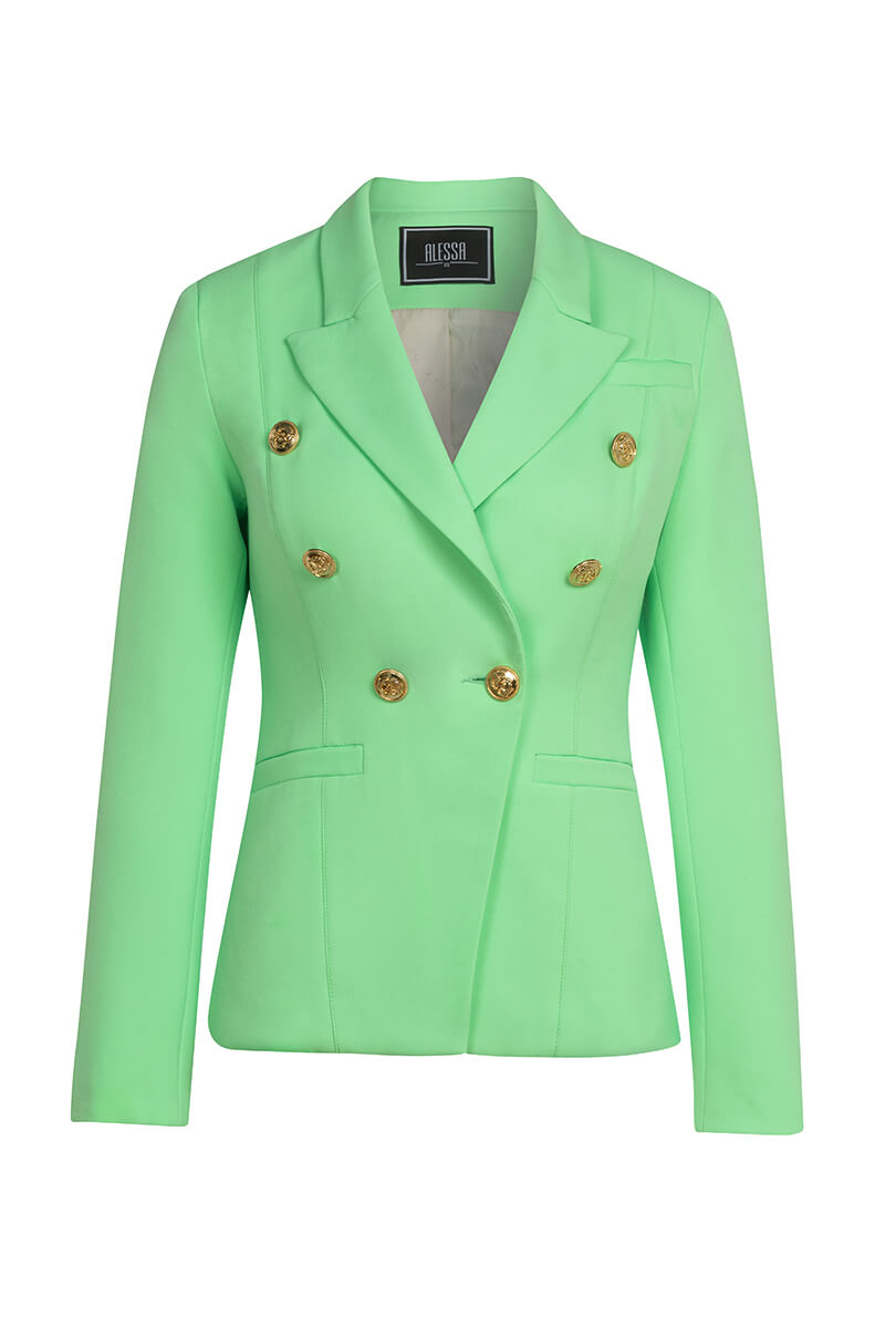 Make It Yours Blazer - Neon Green - Imagine 28