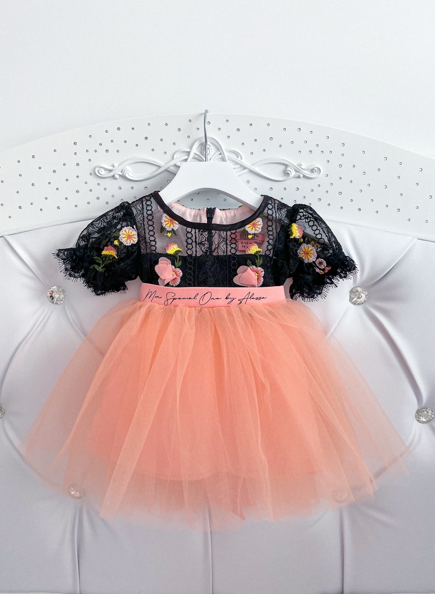 Rare Diamond Alessa mini Rochie din dantelă - Imagine 6