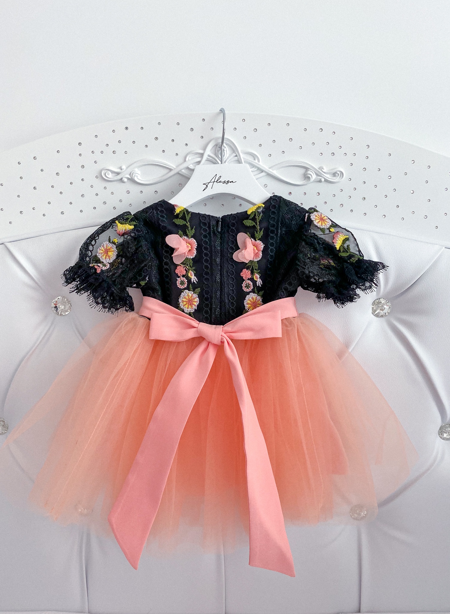Rare Diamond Alessa mini Rochie din dantelă - Imagine 5