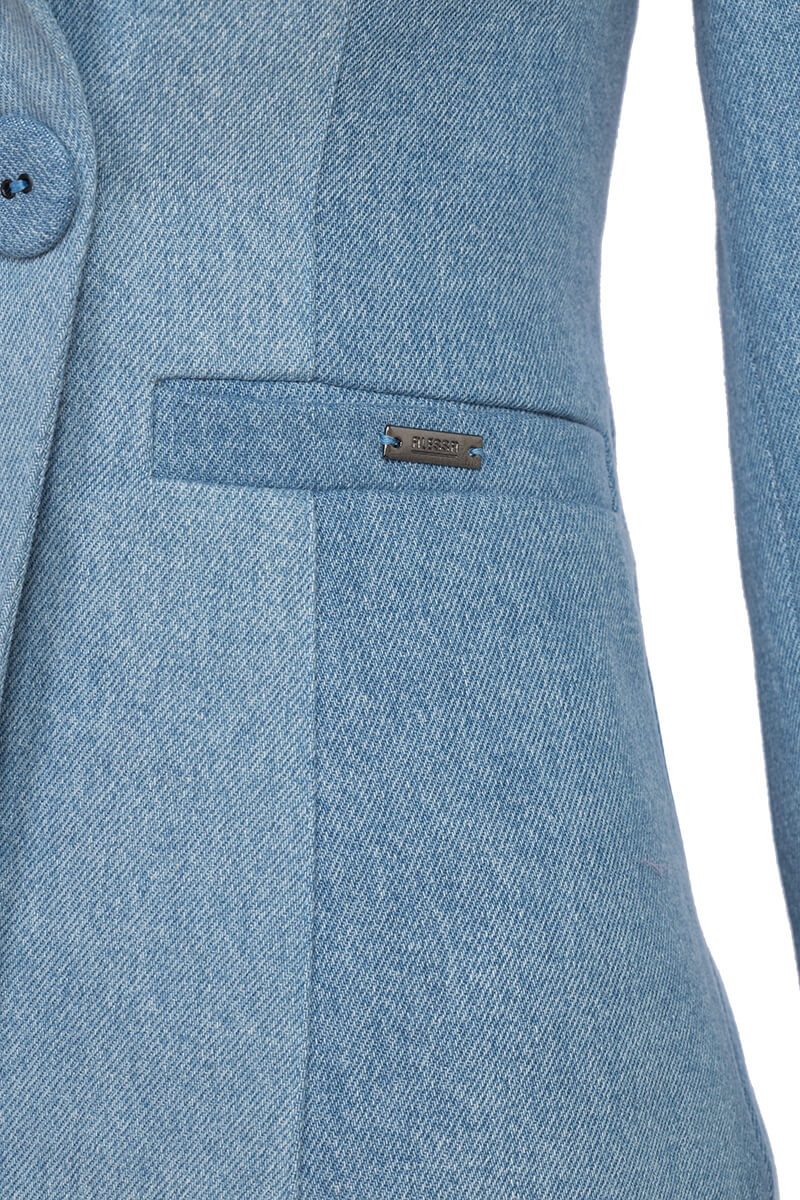 Take the Chance Denim Blazer - Imagine 29