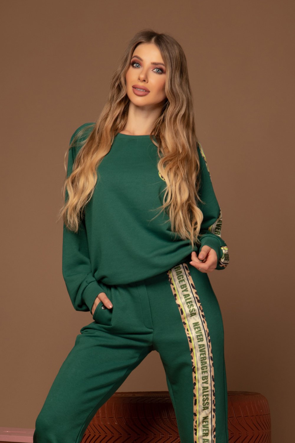 Restless Spirit Pantaloni sport - Verde - Imagine 9