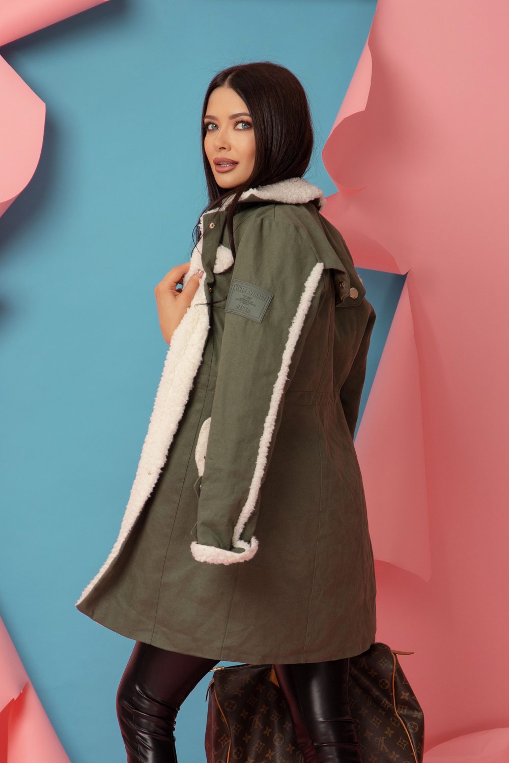 Vacation On My Mind Parka de bugi - Military - Imagine 12