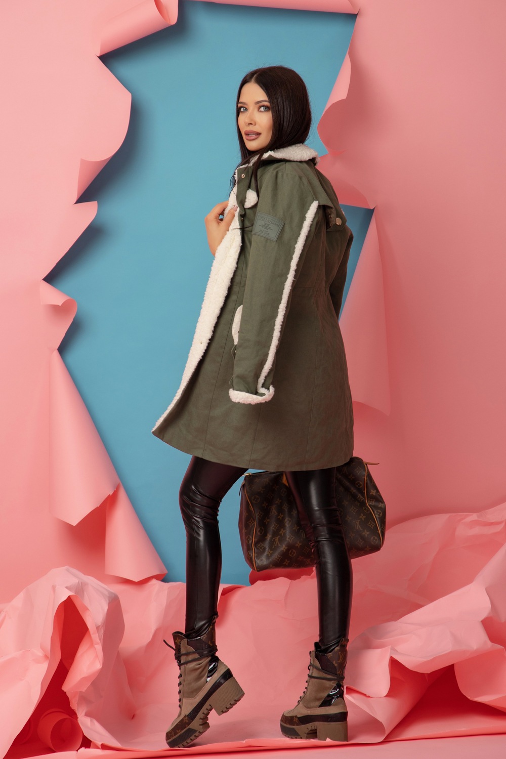 Vacation On My Mind Parka de bugi - Military - Imagine 17