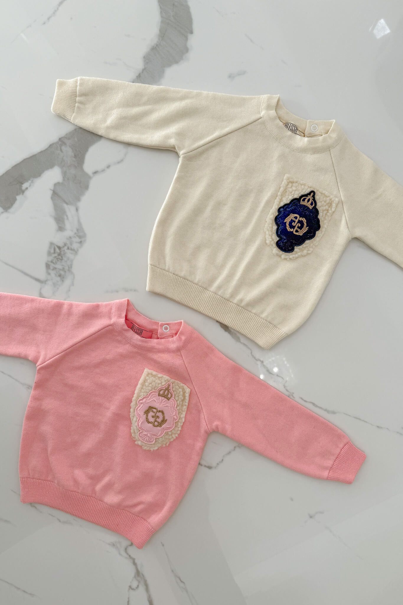 Luxury Classic Mini Pulover Din Tricot - Cream - Imagine 8