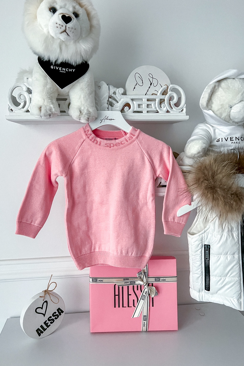 Sweet Disguise Alessa Mini Pulover Tricotat Fin - Pink - Imagine 11
