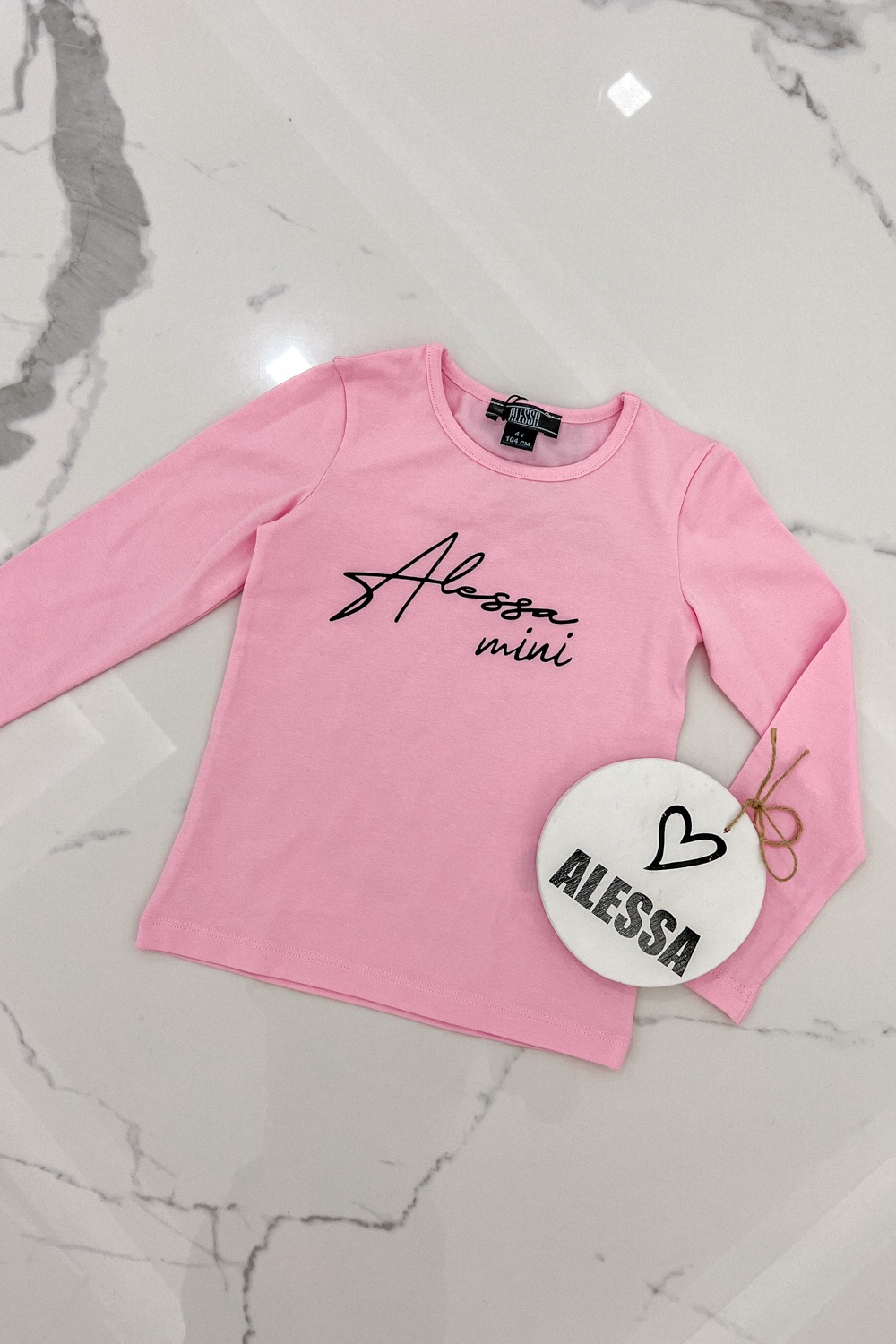 Alessa mini Bluză Cu Mânecă Lungă - Roz - Imagine 6