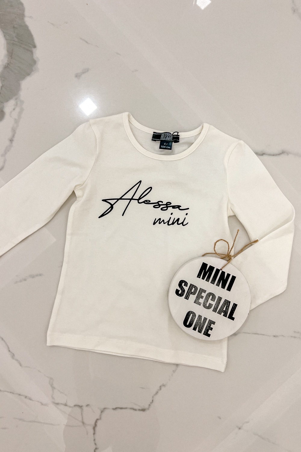 Alessa mini long sleeve blouse - Ecru - Imagine 6