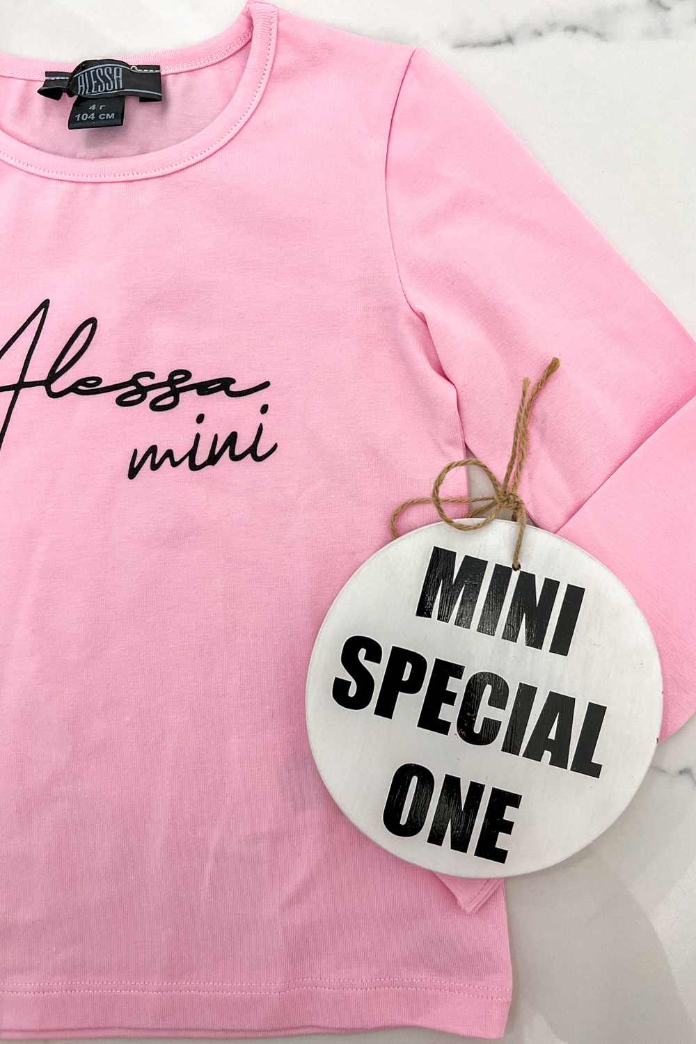 Alessa mini Bluză Cu Mânecă Lungă - Roz - Imagine 5