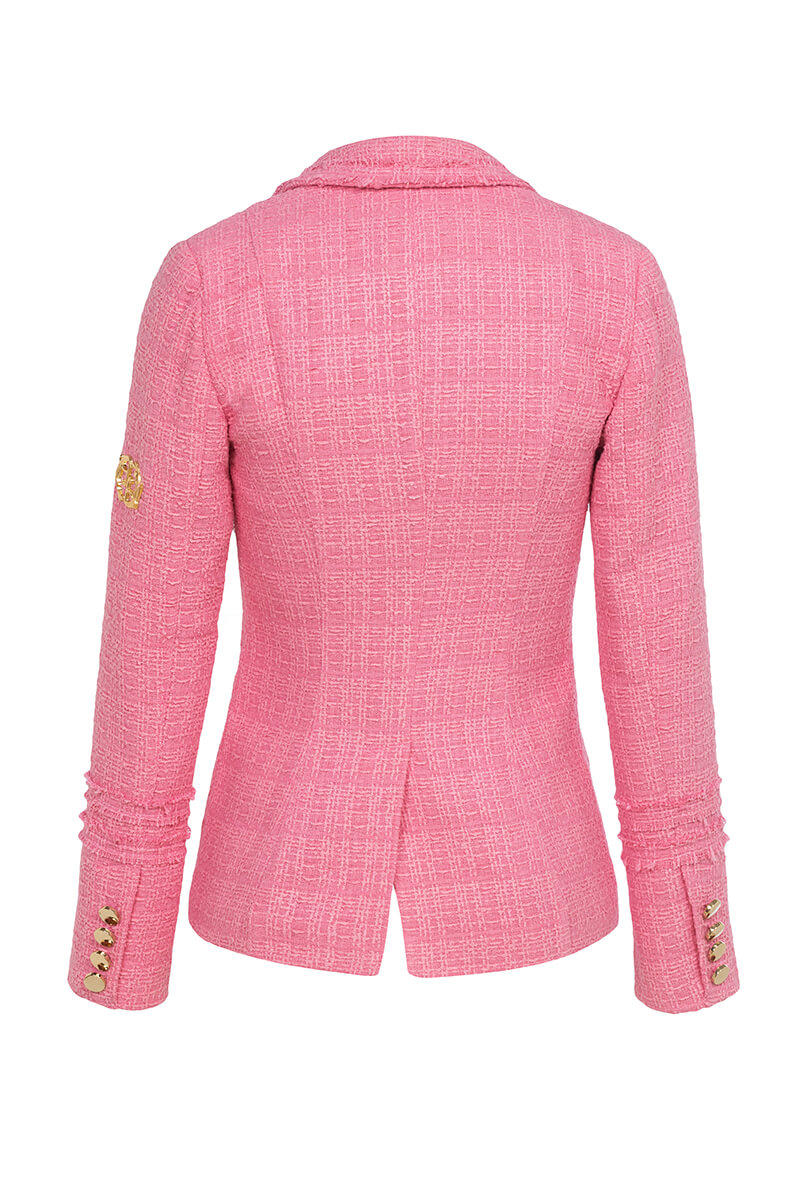 Miss Independent Sacou Din Buclă - Pink - Imagine 37