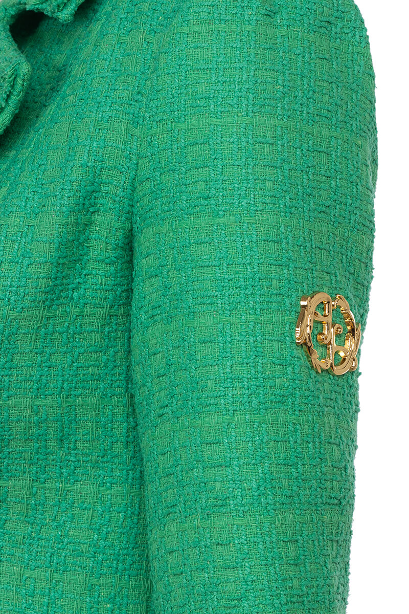 Miss Independent Sacou Din Buclă - Green - Imagine 39