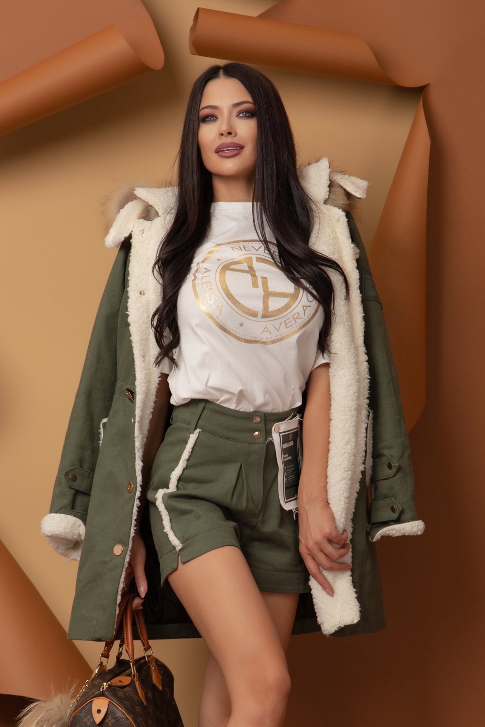 Vacation On My Mind Parka de bugi - Military - Imagine 18
