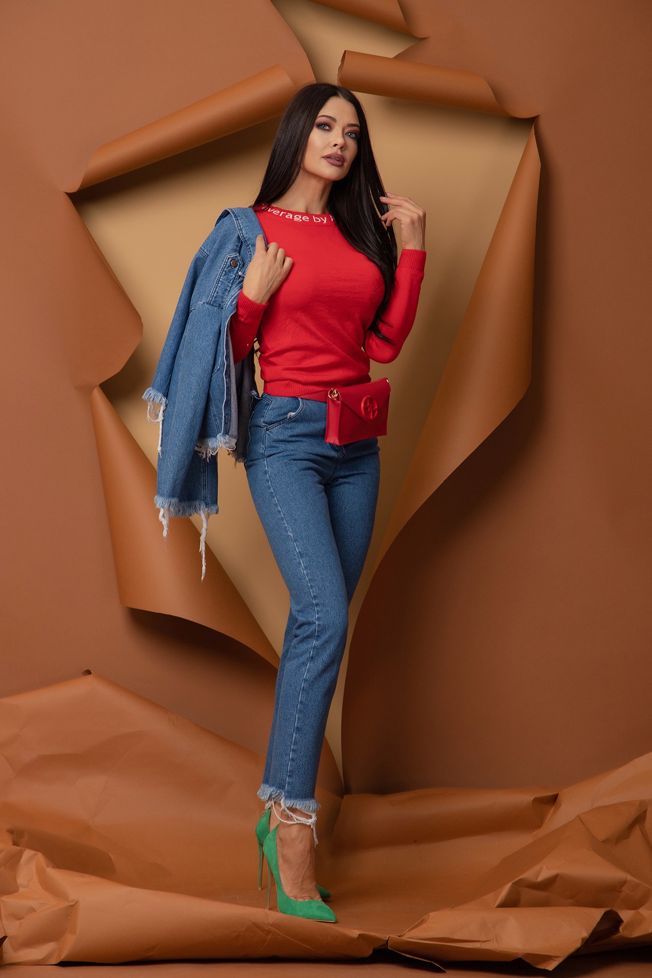 Showpiece Curea-Posetă - Red - Imagine 12