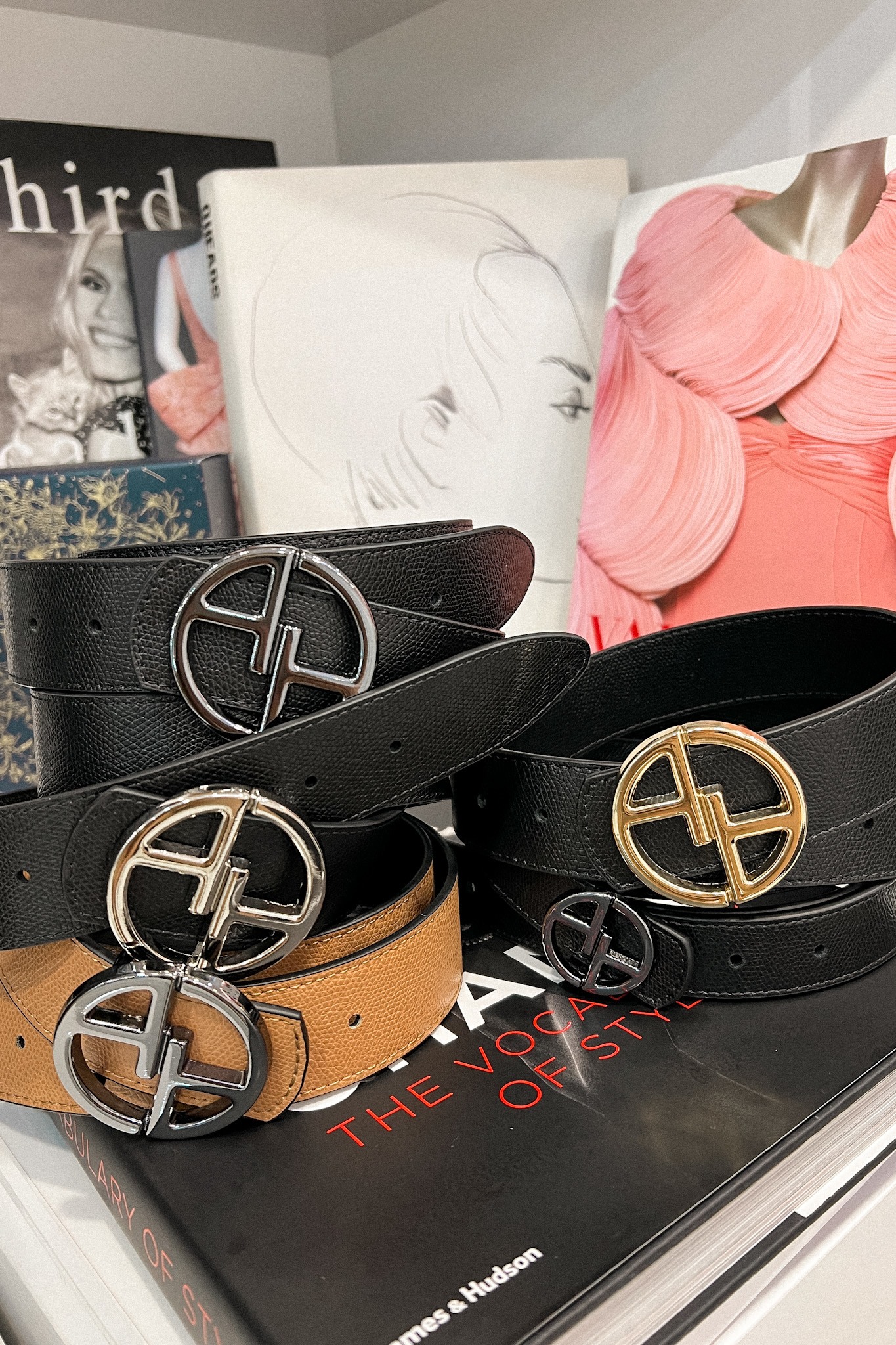 Alessa logo Curea neagră – cataramă din nichel - Imagine 17