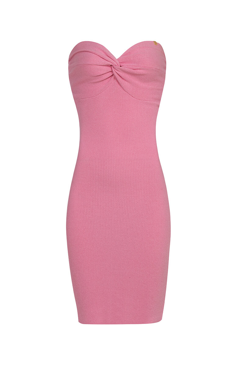Reason To Smile Rochie Din Tricot - Pink - Imagine 15