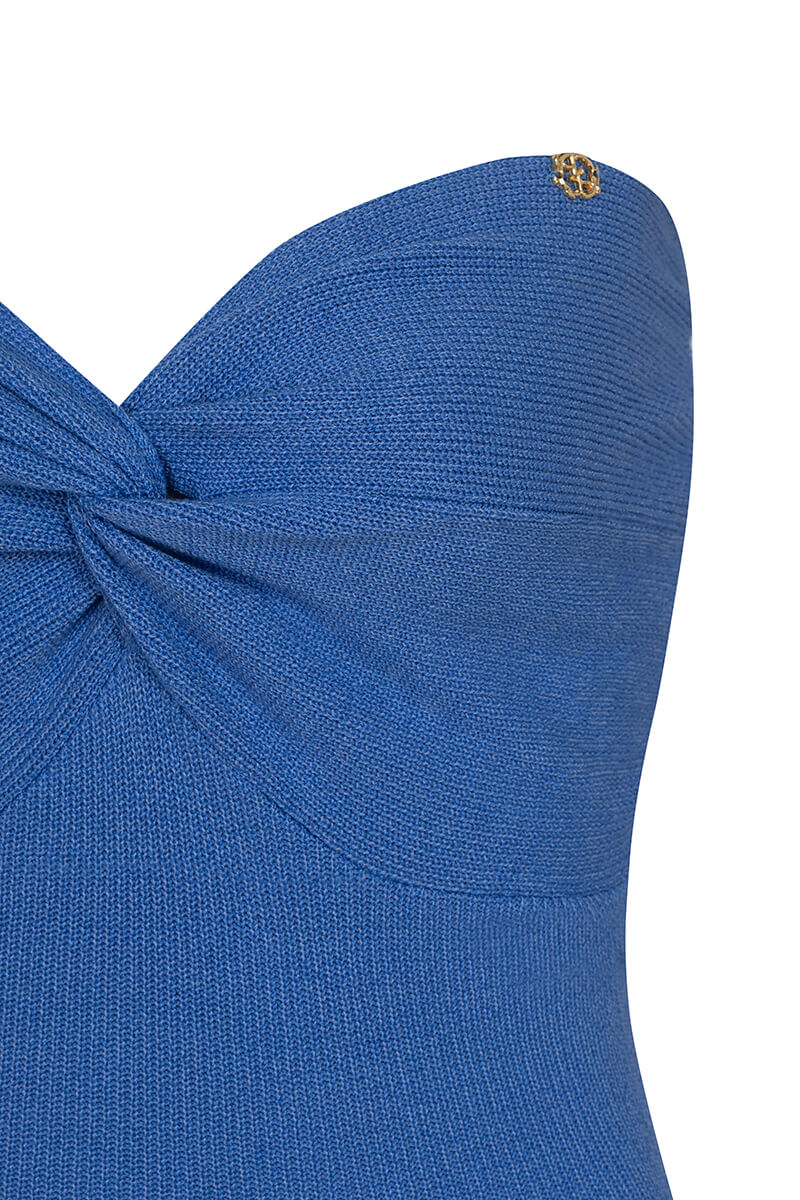 Reason To Smile Rochie Din Tricotaje - Blue - Imagine 22