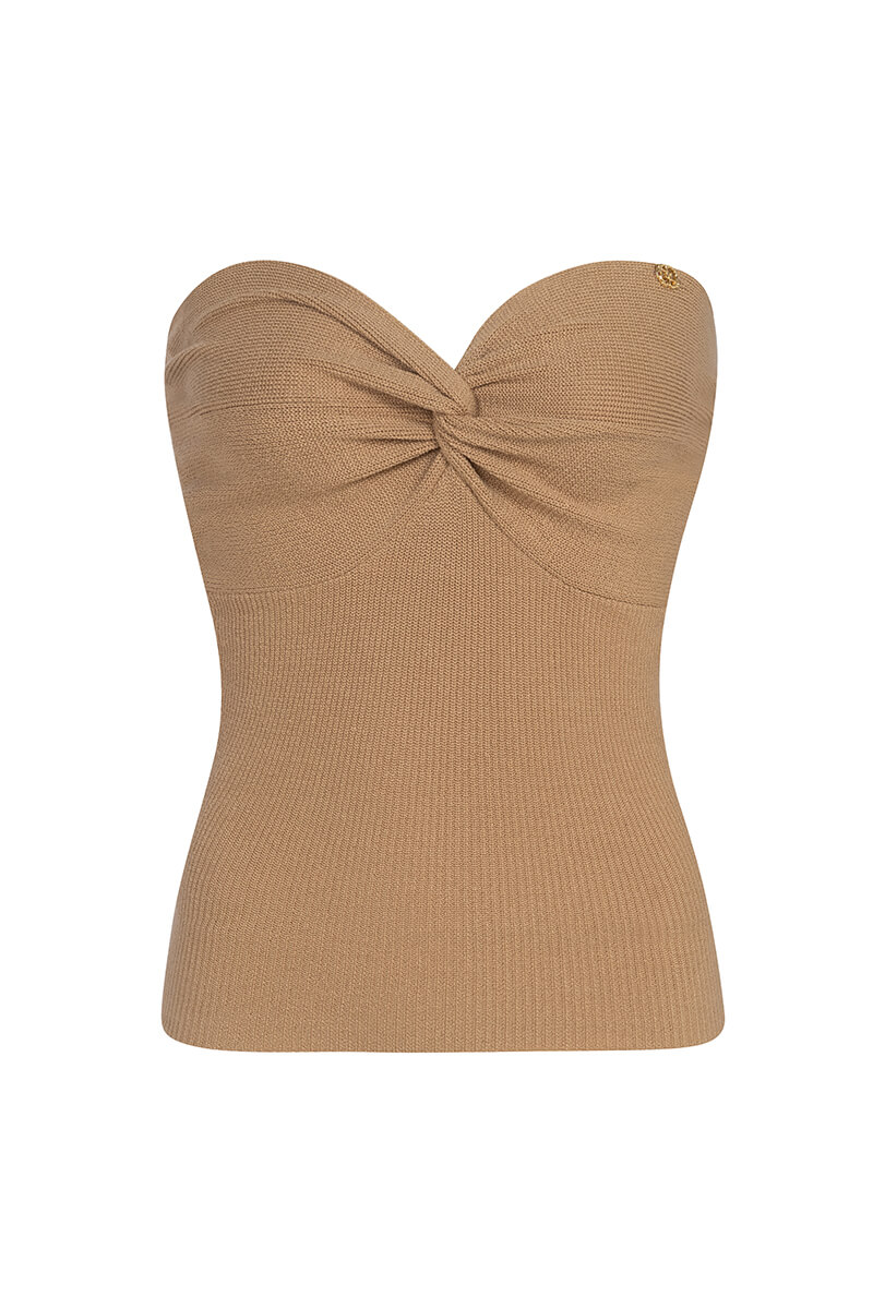 Reason To Smile Top Tricotat - Nude - Imagine 13
