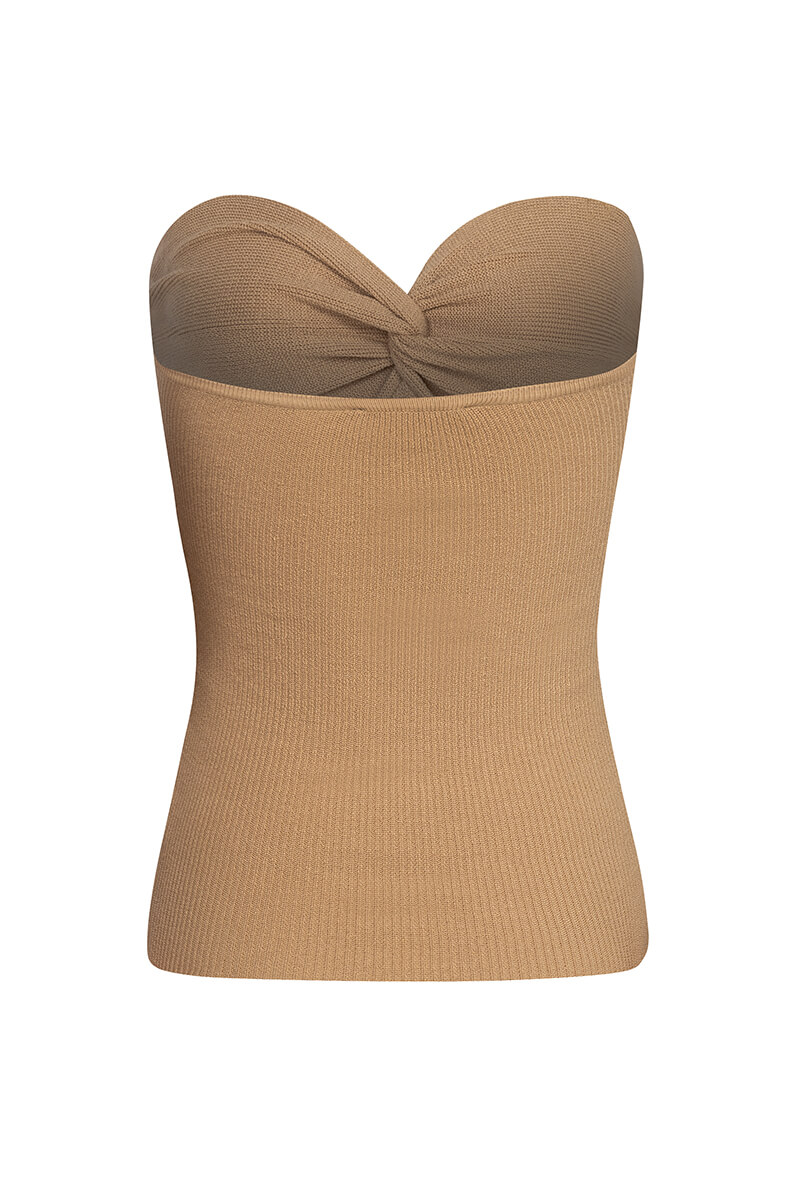 Reason To Smile Top Tricotat - Nude - Imagine 21