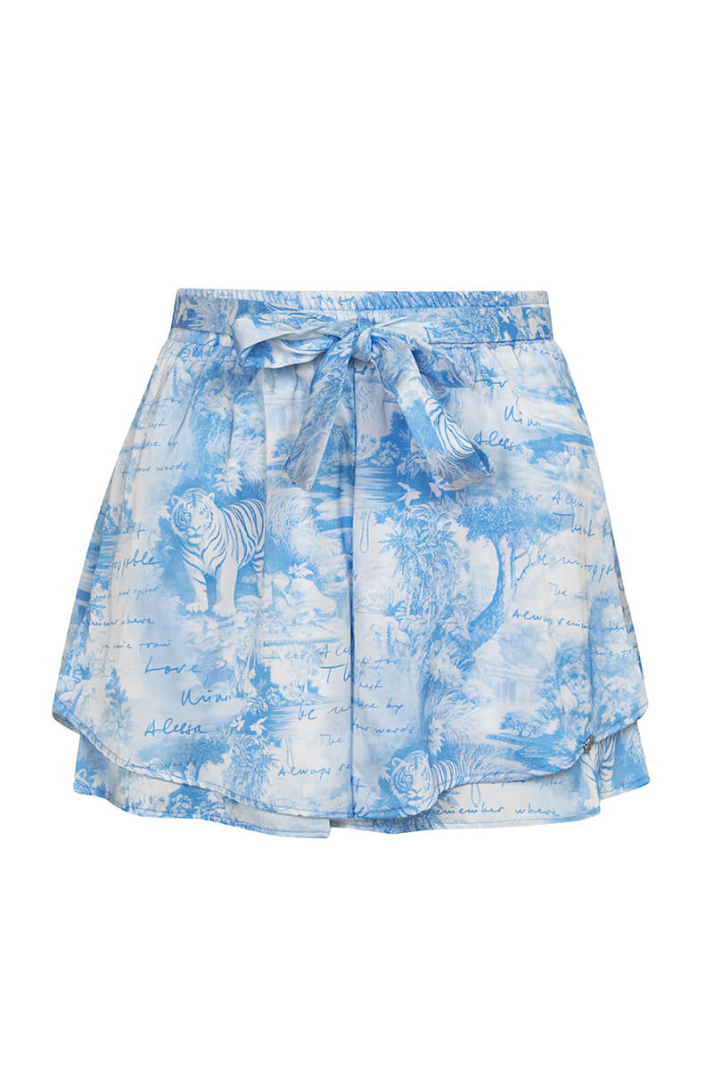 Trendsetter Icon Ruffles Pantaloni Scurți - Blue - Imagine 28