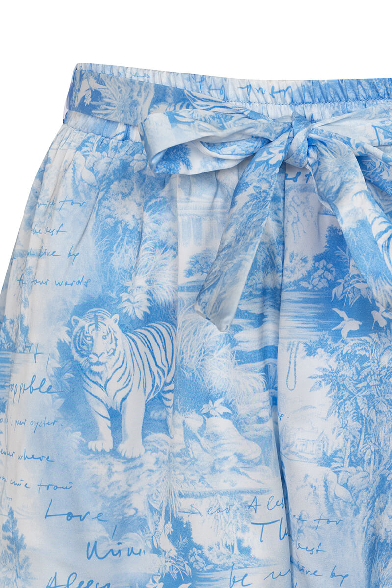 Trendsetter Icon Ruffles Pantaloni Scurți - Blue - Imagine 26