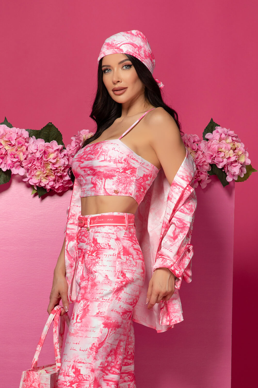 Trendsetter Icon Pantaloni Lung - Pink - Imagine 19