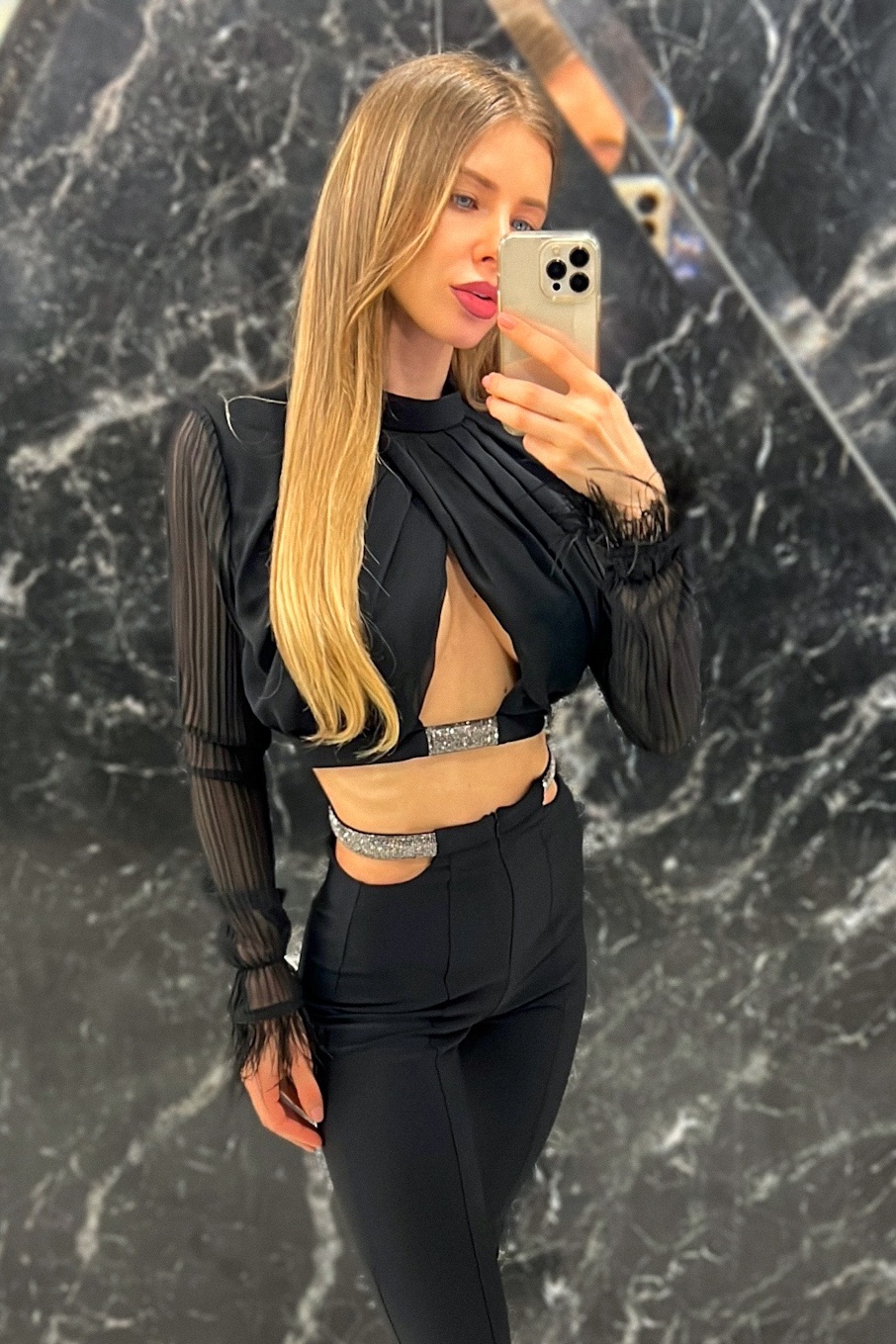 Burning Desire Pantalon - Black-Dark Crystal - Imagine 11