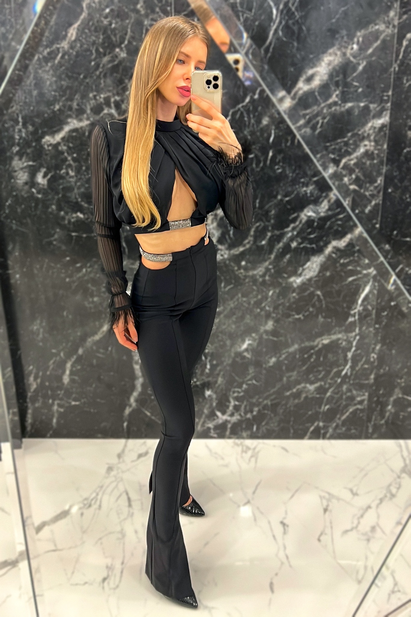 Hit The Dance floor Crop Top - Dark Crystal - Imagine 11