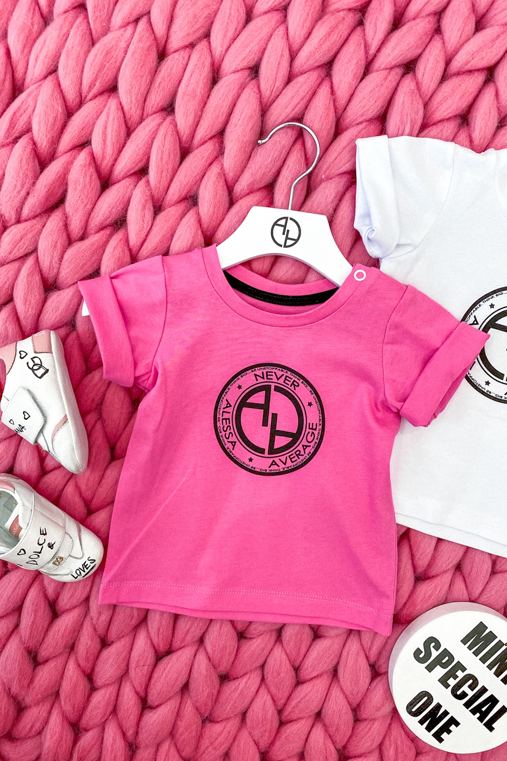 Always invited mini tricou cu logo - fuchsia - Imagine 7