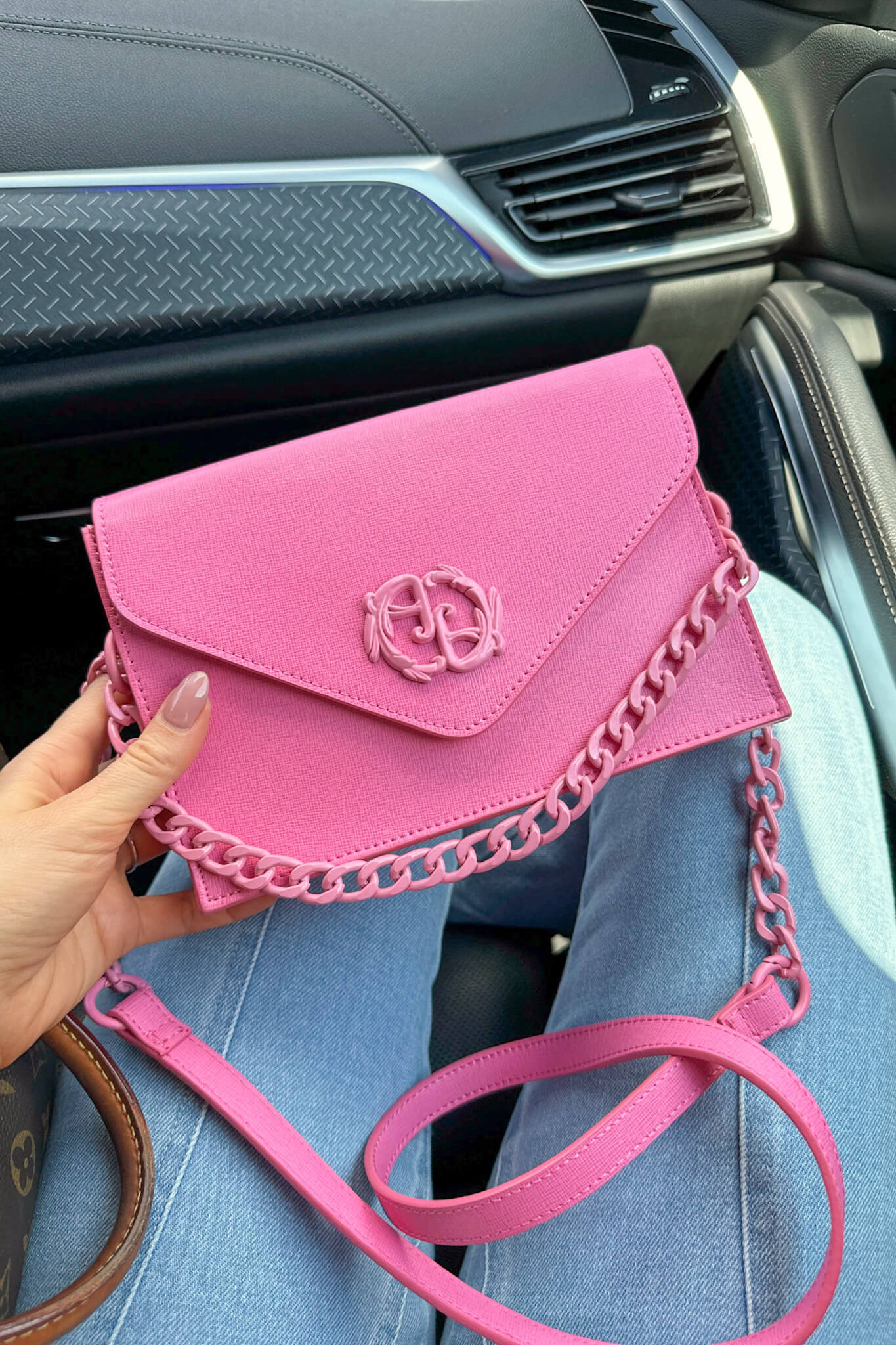 Rococo Logo Geanta - Candy Pink - Imagine 11