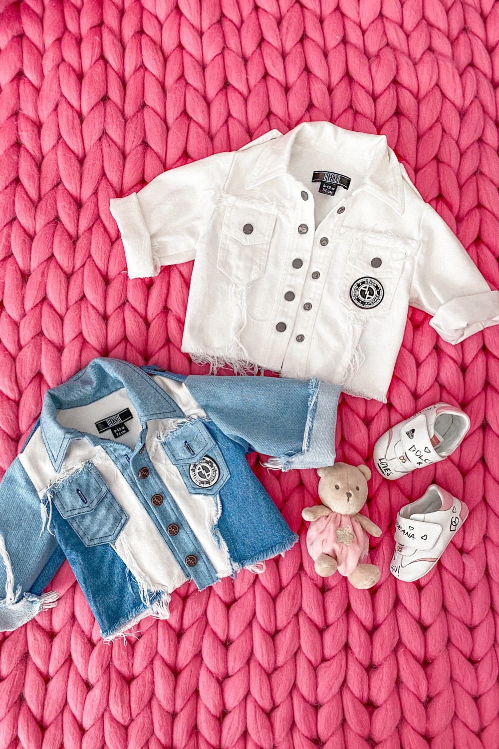 Feel This Moment mini Geacă din denim - 3 culori - Imagine 13