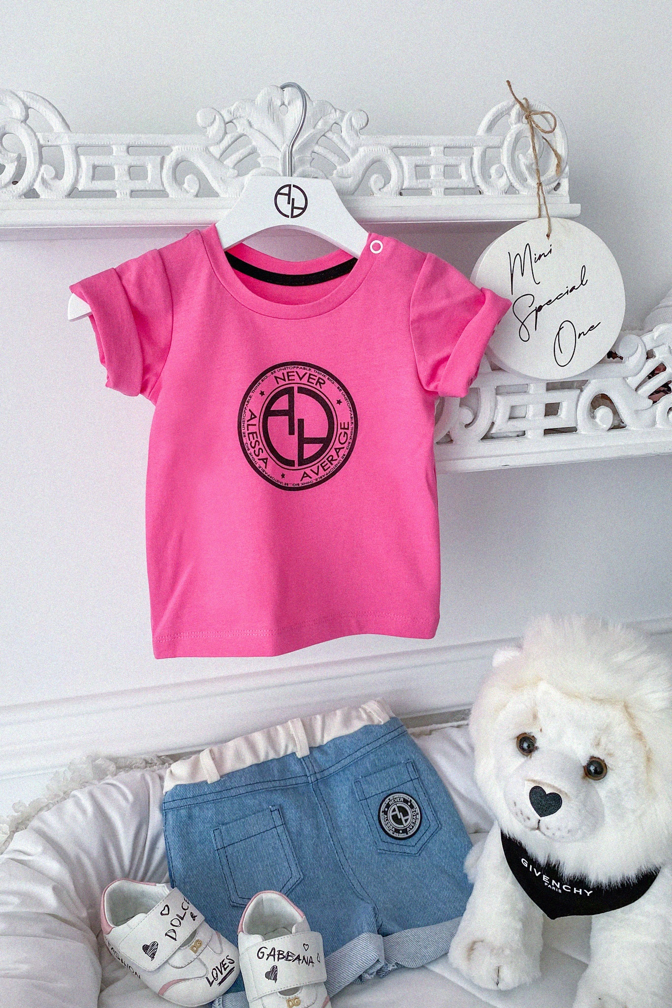Always invited mini tricou cu logo - fuchsia - Imagine 8