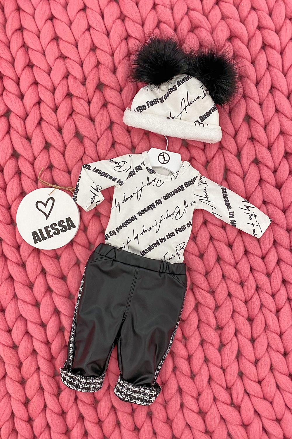 Slow Down Baby Alessa mini pantalon din piele - Imagine 12