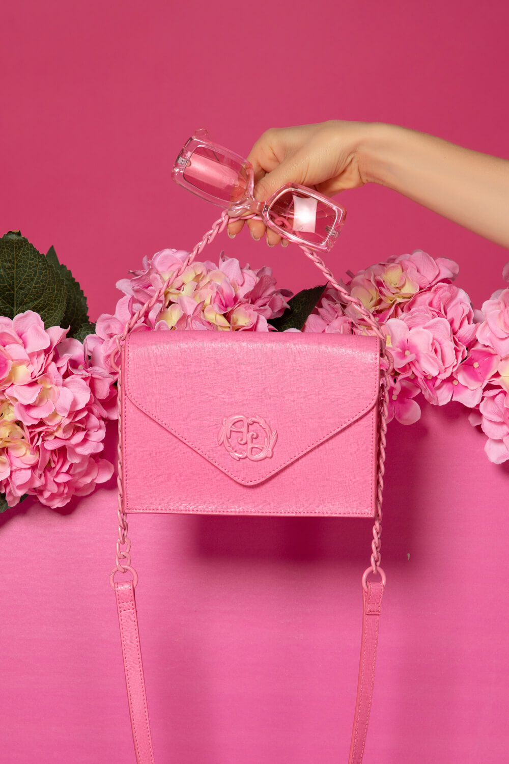 Rococo Logo Geanta - Candy Pink - Imagine 14