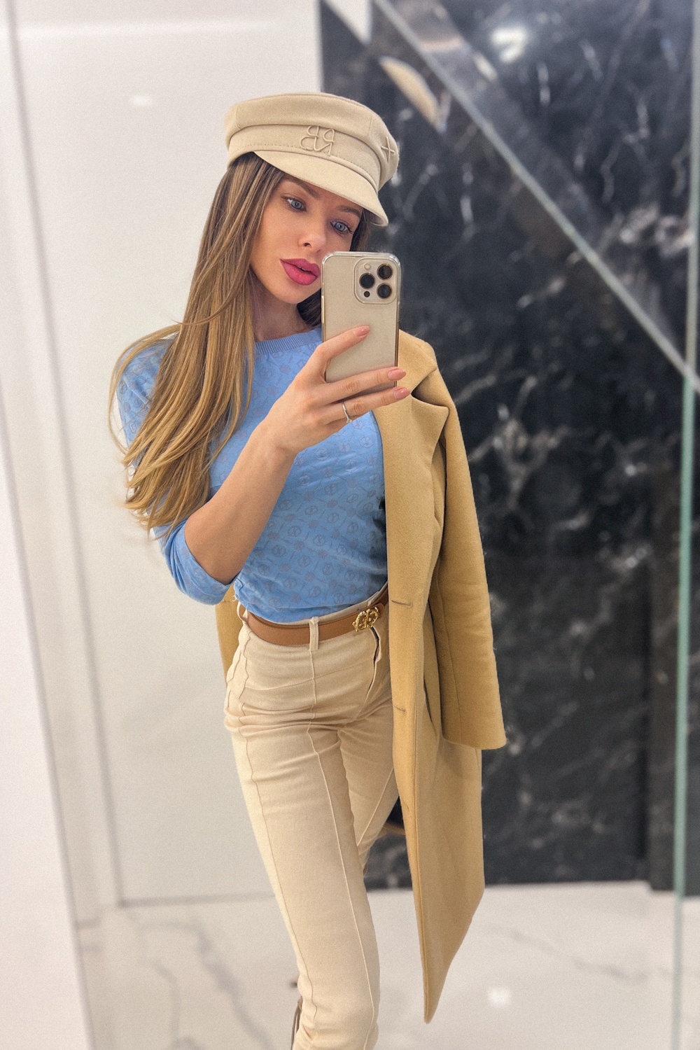 Pleasure To Wear Bluza Cu Mâneci 3/4 - Blue - Imagine 13