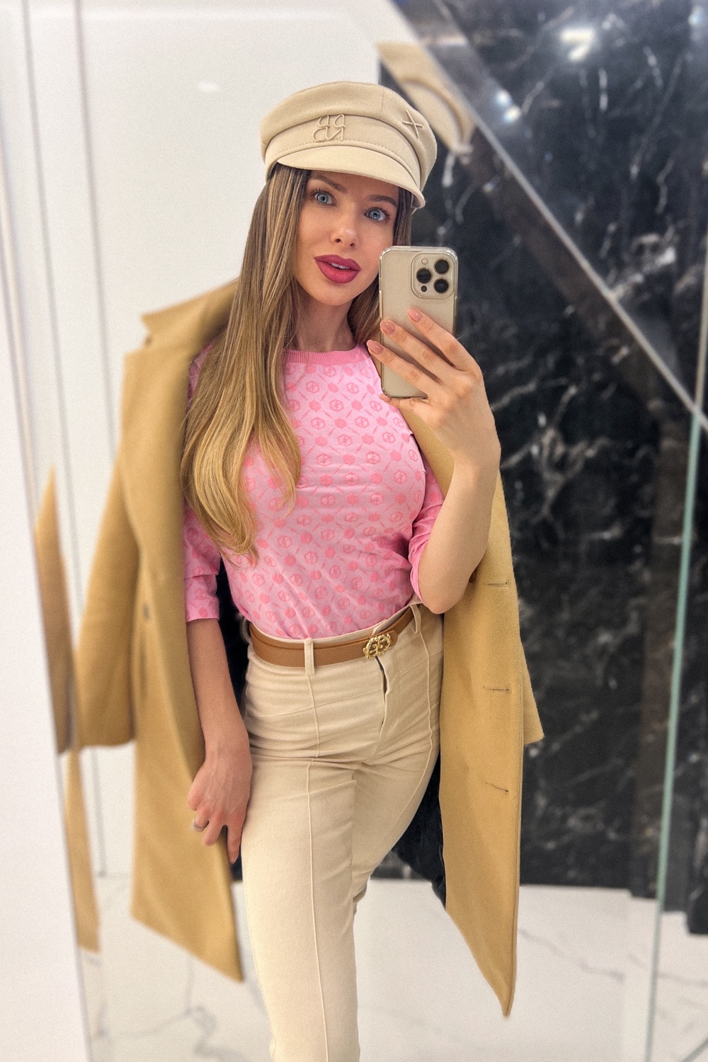Pleasure To Wear Bluza Cu Mâneci 3/4 - Light Pink - Imagine 19