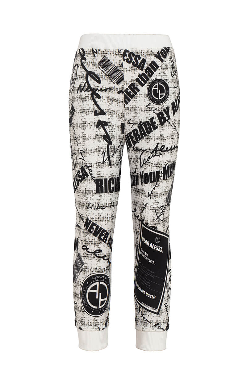 Run The World Alessa mini pantaloni - Print - Imagine 24