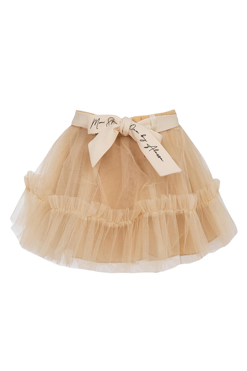 Ivory Magic Mini Fustă Tutu - Bej - Imagine 10