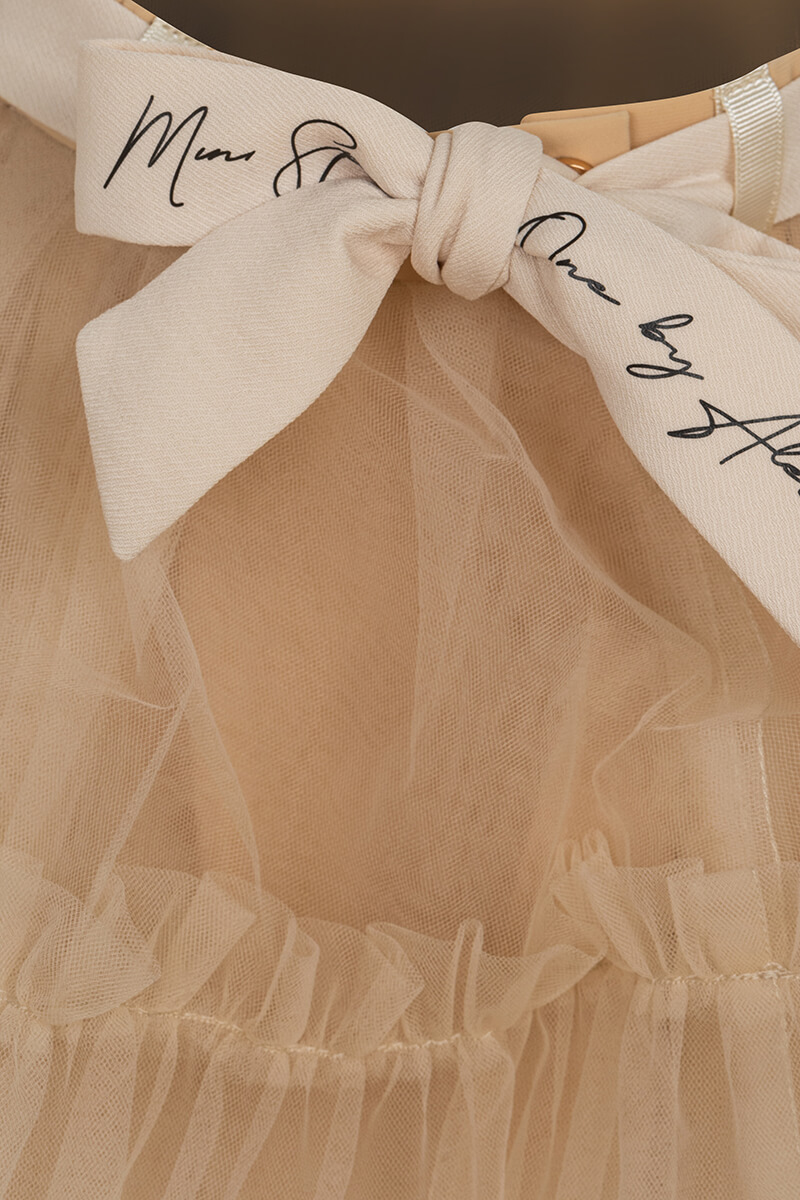 Ivory Magic Mini Fustă Tutu - Bej - Imagine 8
