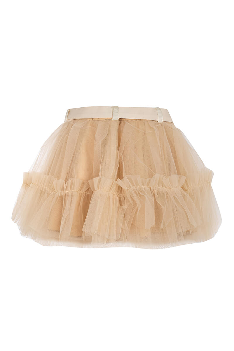 Ivory Magic Mini Fustă Tutu - Bej - Imagine 9