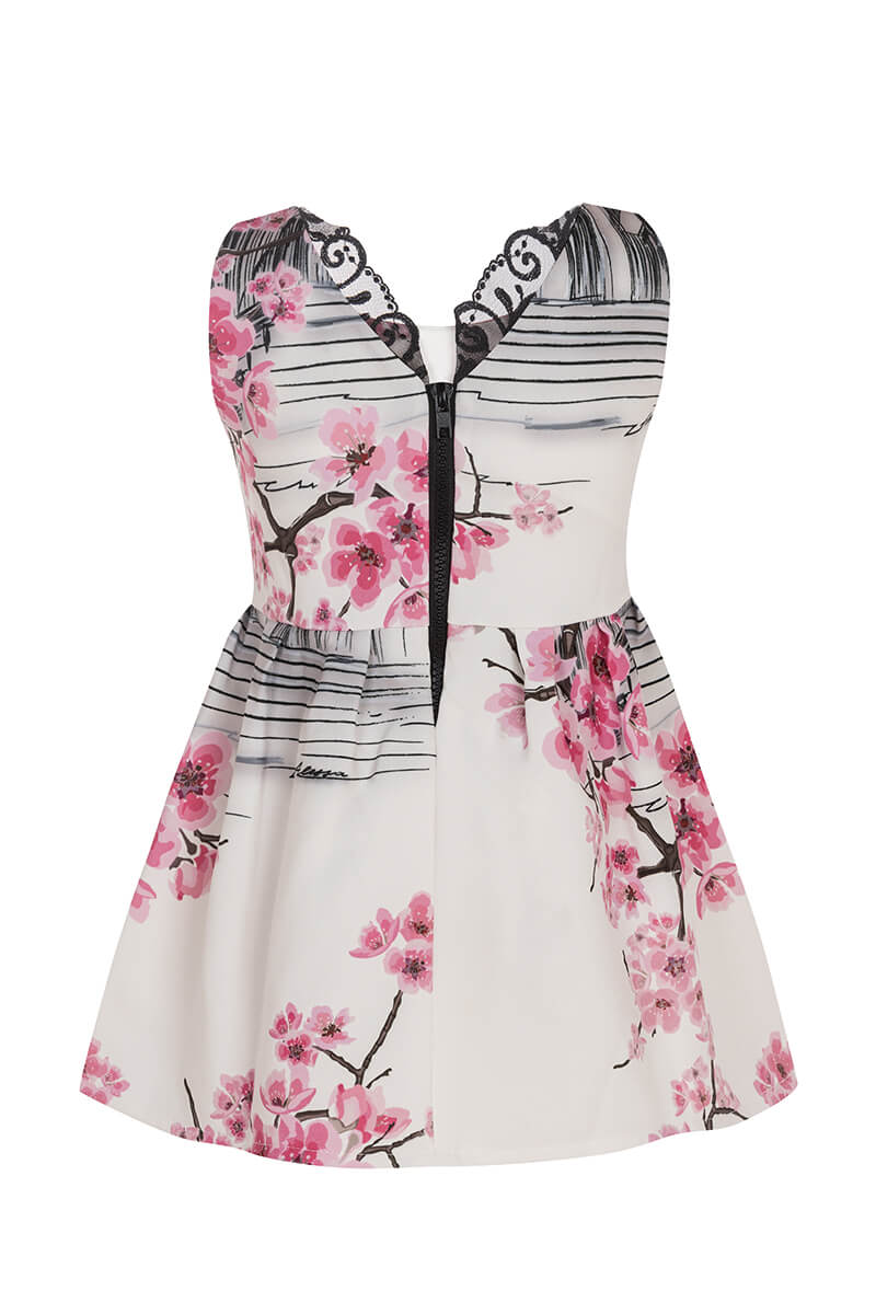 Rochie de copii cu imprimeu Pantheon - Imagine 7