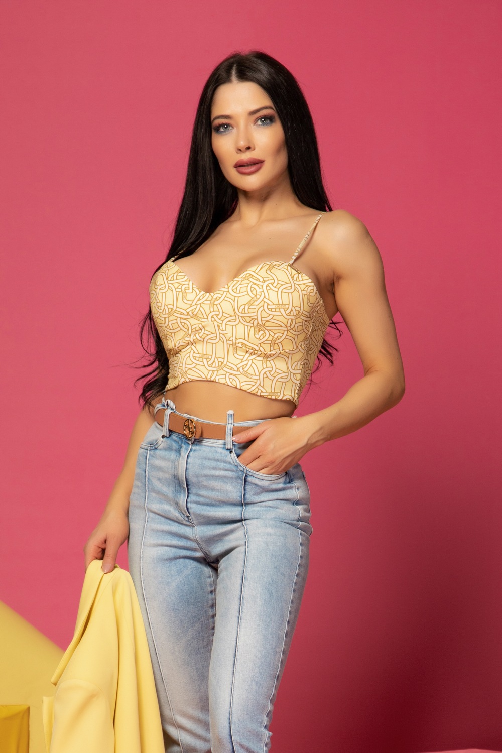 Till Afterglow crop top - Luxury Yellow - Imagine 11