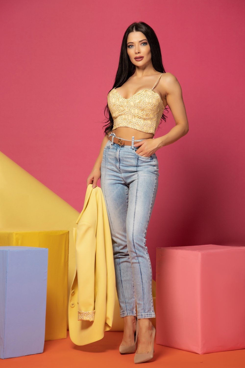 Till Afterglow crop top - Luxury Yellow - Imagine 12