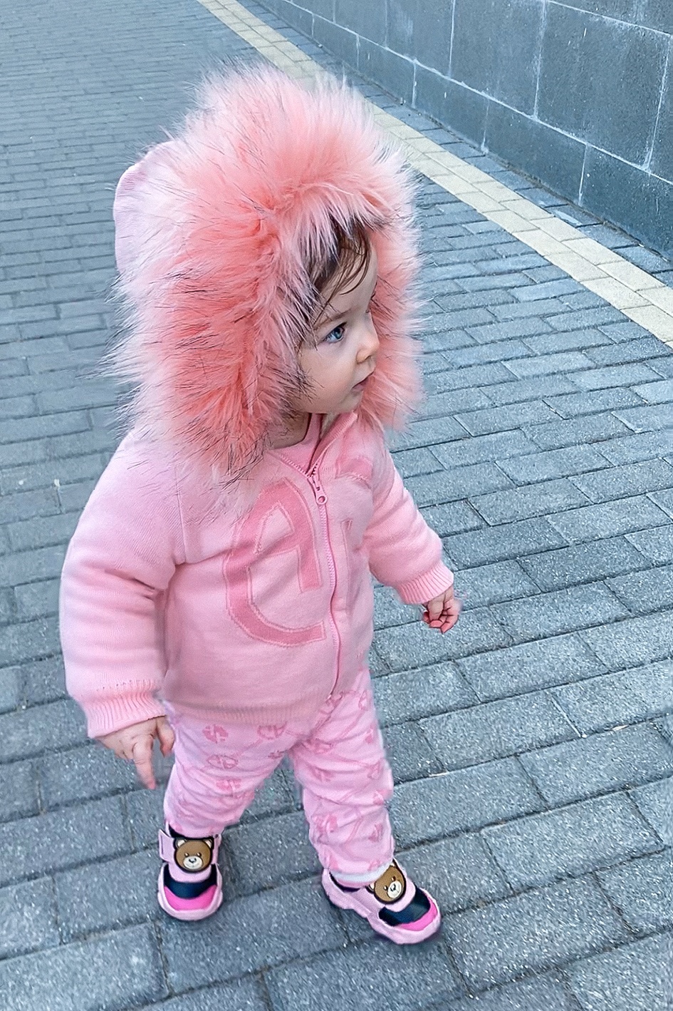 Alessa mini Jacheta Tricotata - Candy Pink - Imagine 5