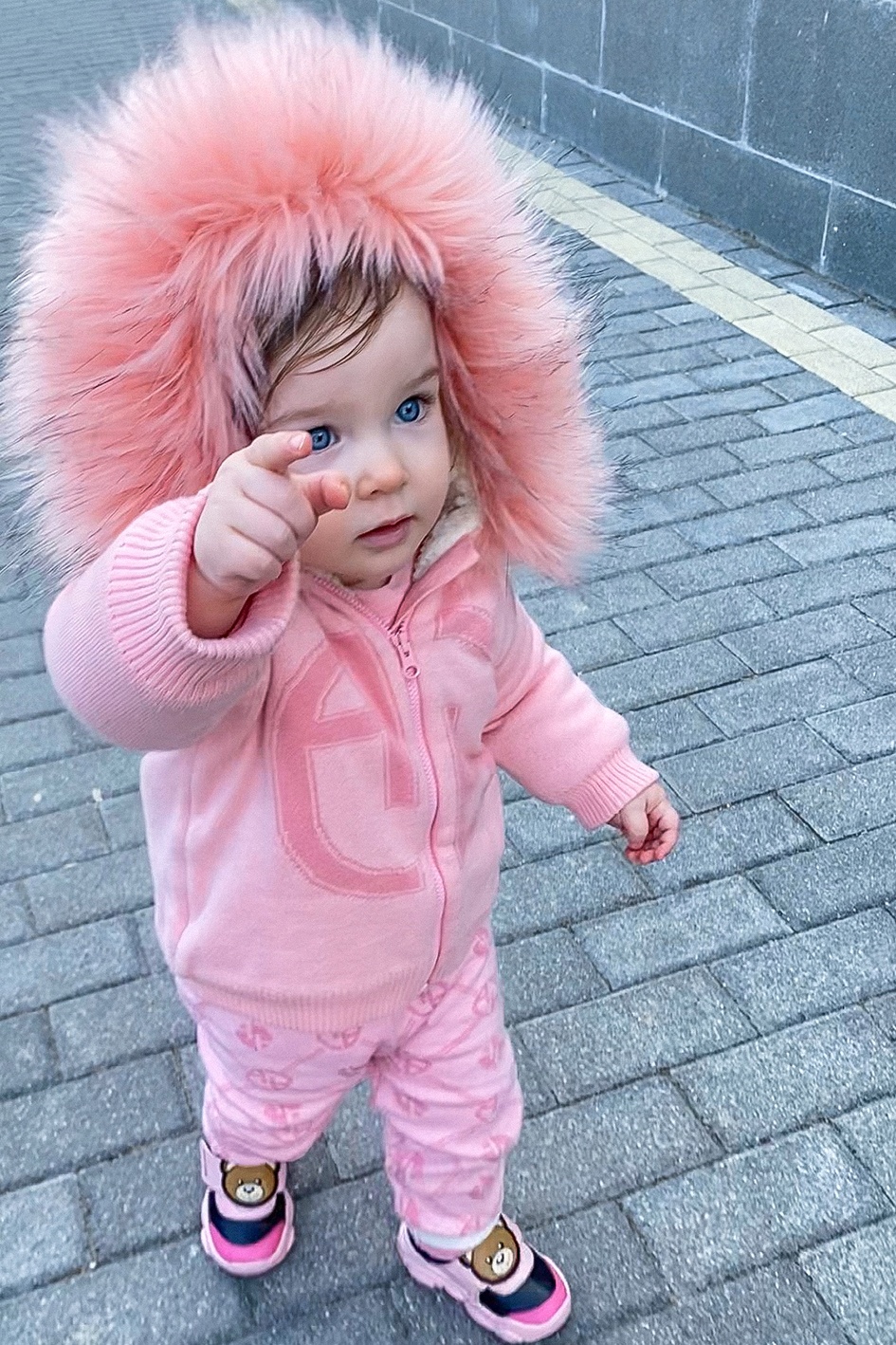 Alessa mini Jacheta Tricotata - Candy Pink - Imagine 6