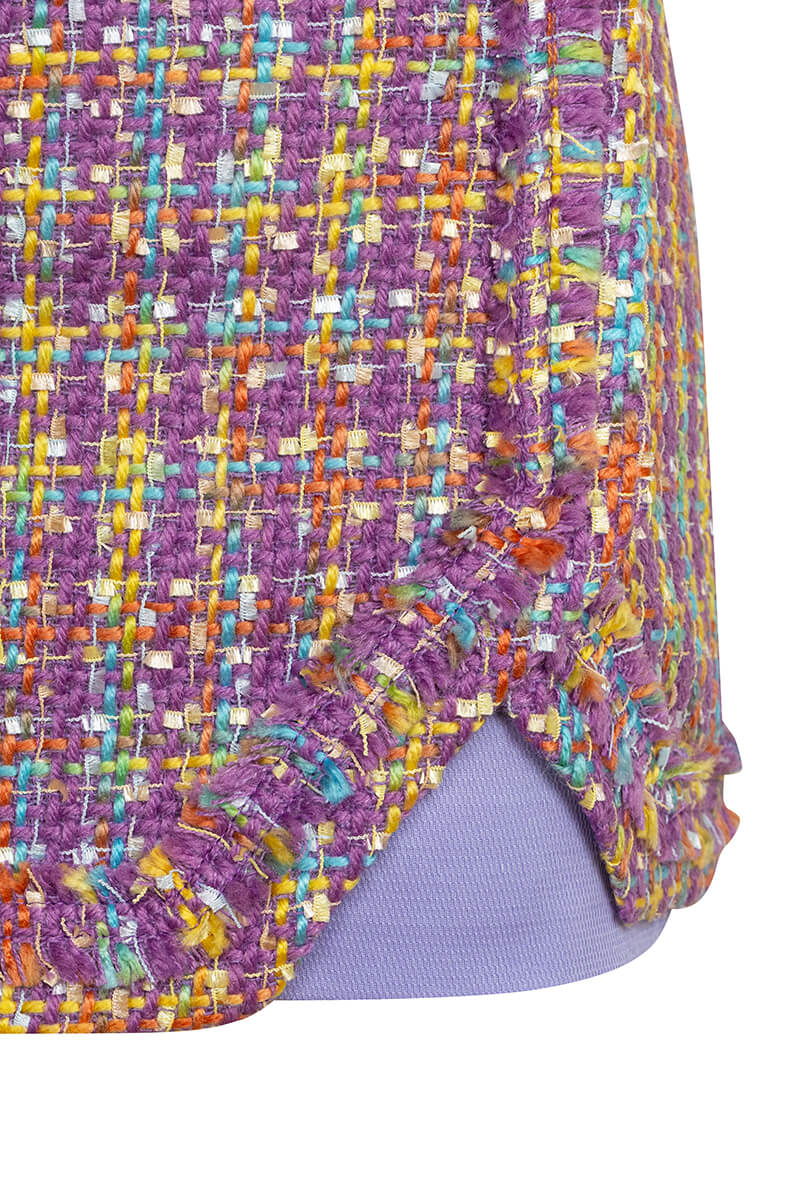 Wild Beauty Fustă-Pantalon Din Buclă - Purple - Imagine 22