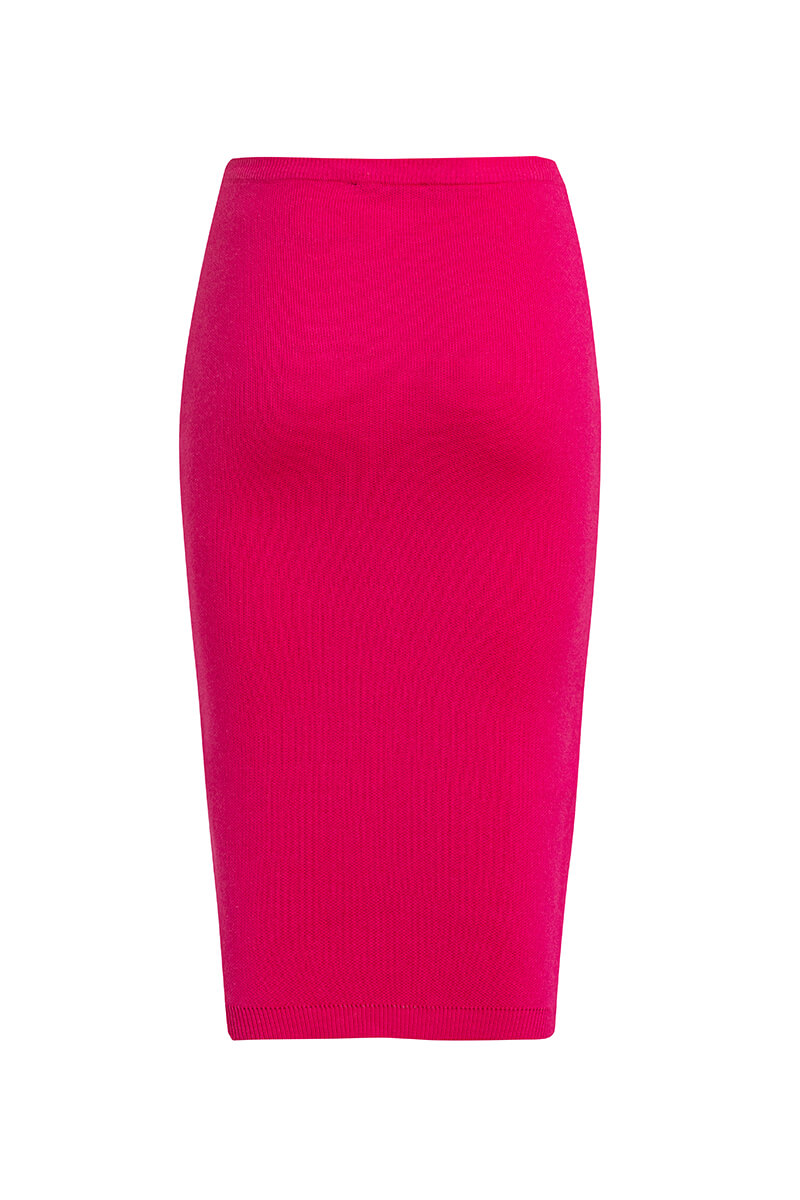 Fustă tricotată Dreaming Of You - Fuchsia - Imagine 18