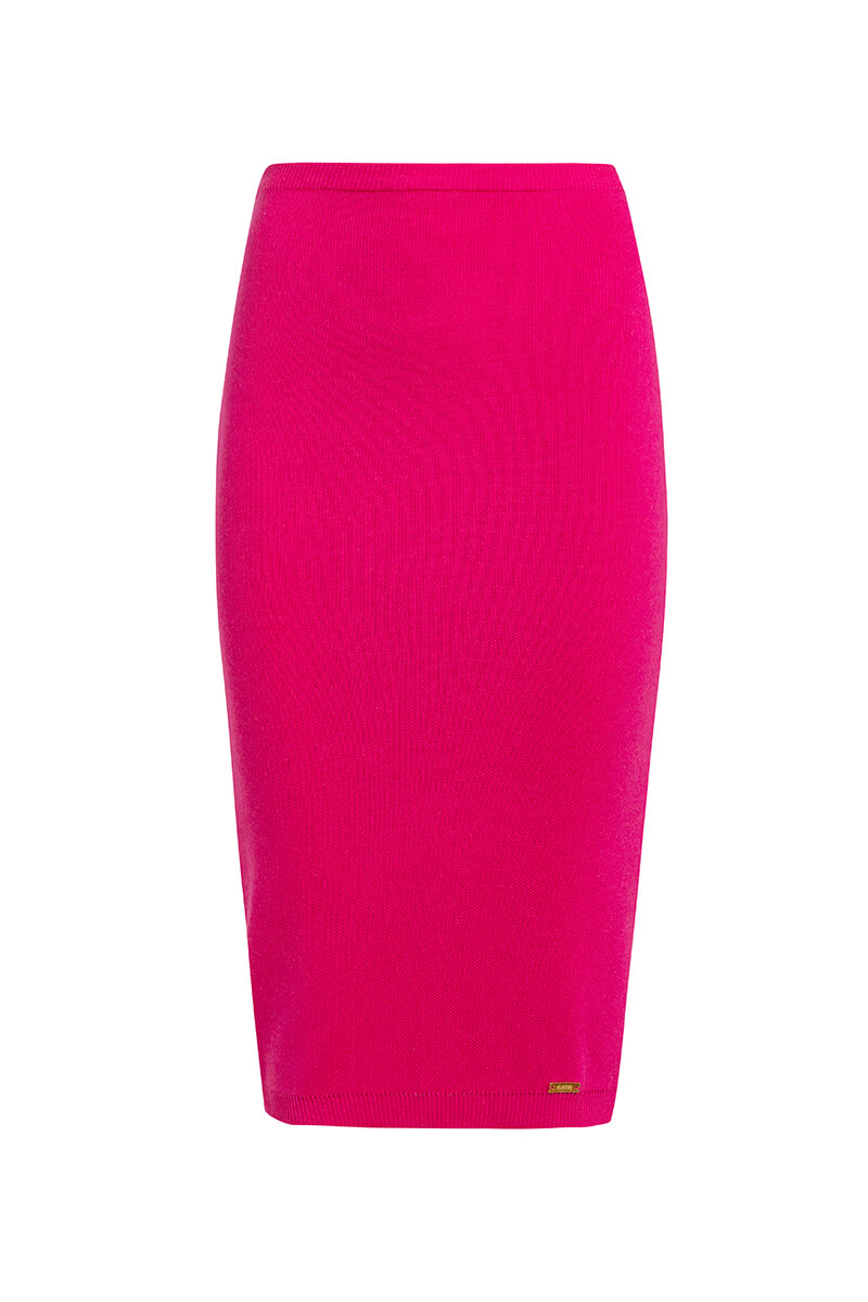 Fustă tricotată Dreaming Of You - Fuchsia - Imagine 12