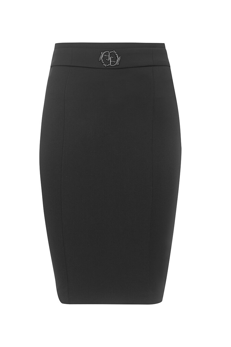 Sizzle in Style Fustă cu Centură Încorporată - Black - Imagine 26