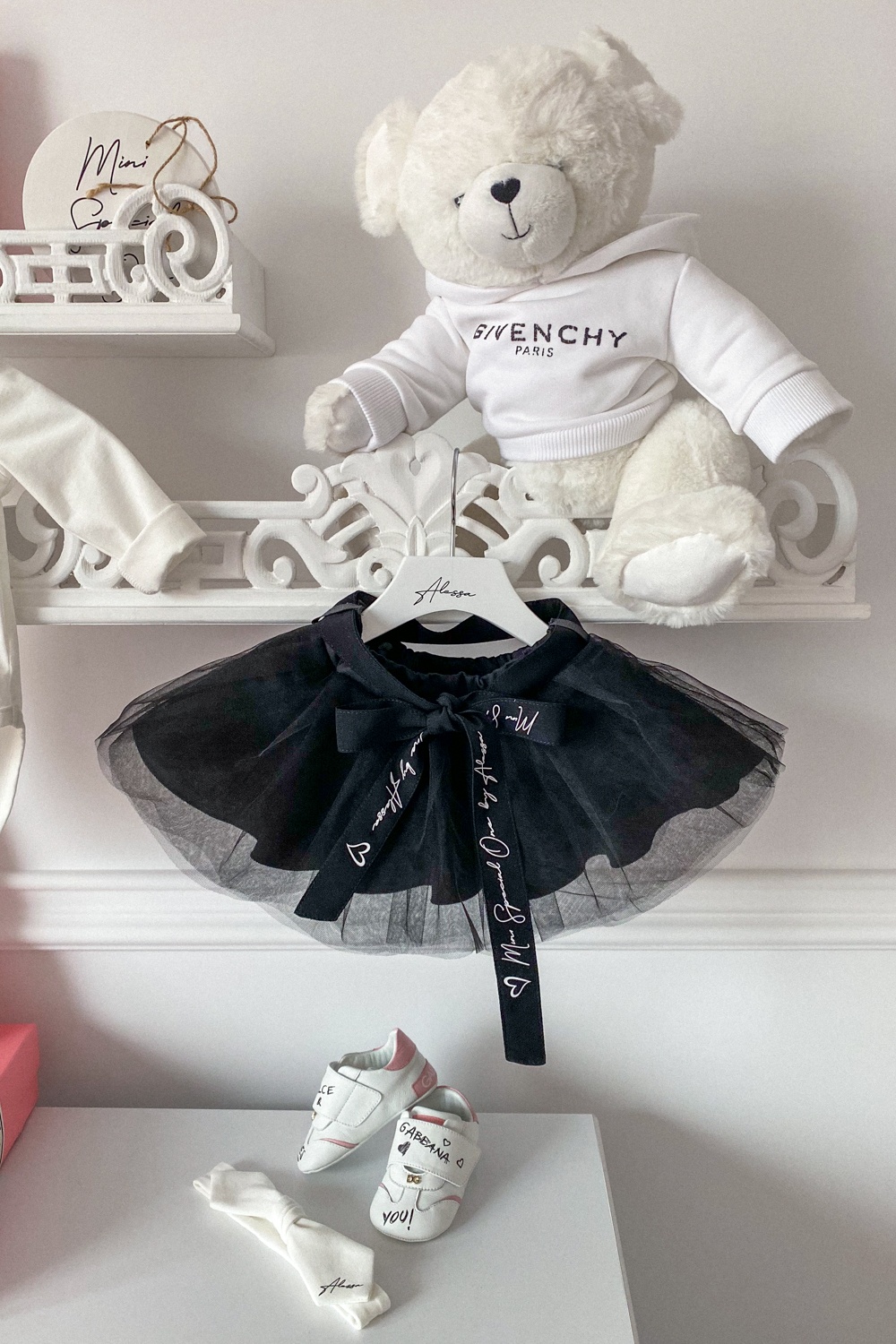 Urban princess Alessa mini Fustă tutu - neagră - Imagine 10