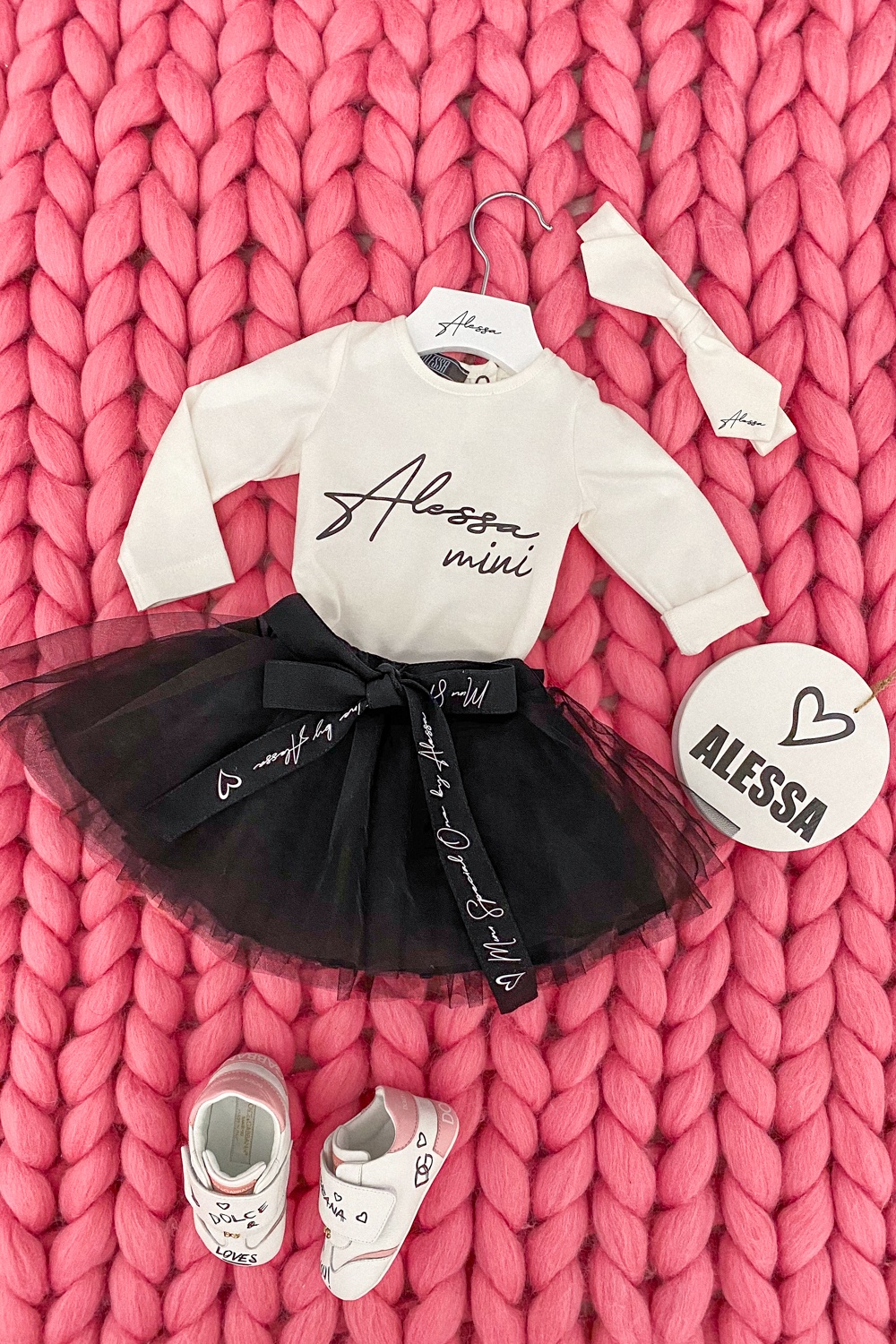 Urban princess Alessa mini Fustă tutu - neagră - Imagine 11